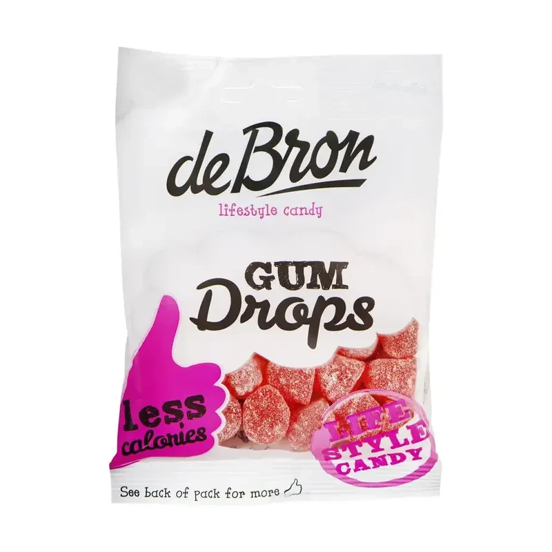 De Bron Gumdrops raspberry 100 gram