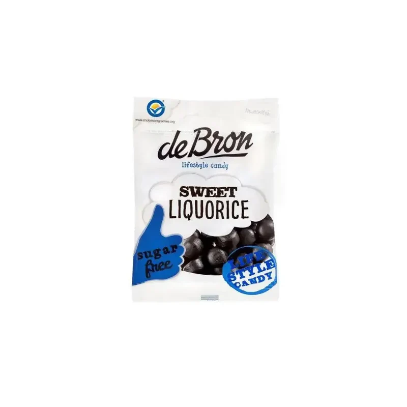De Bron Zoete dropbolletjes/Sweet liquorice 100 gram