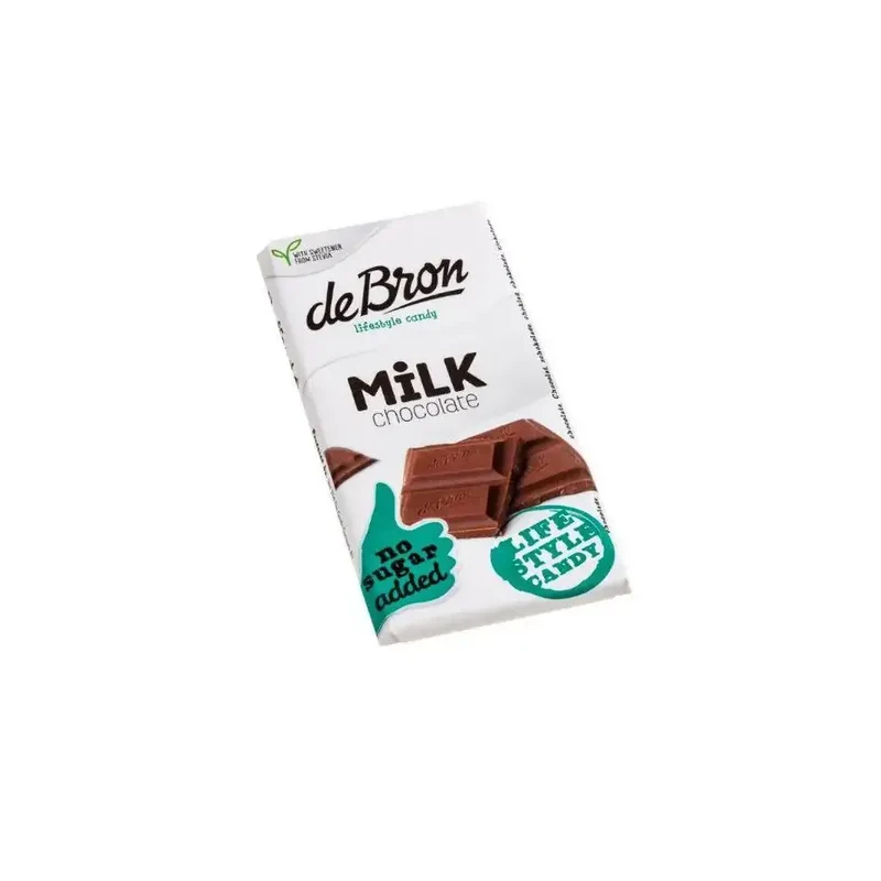 De Bron Tablet melk stevia 85 gram