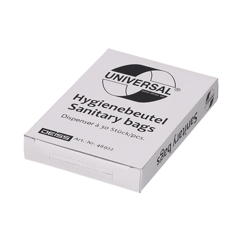 DEISS Universal Hygienebeutel aus HDPE, 46922 | Karton (25 Packungen)
