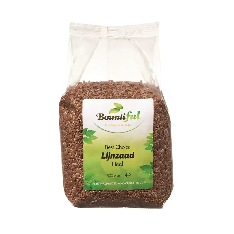 Bountiful Lijnzaad heel 500 gram