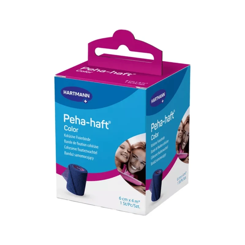 Hartmann Peha-haft Color elastische Fixierbinde, blau