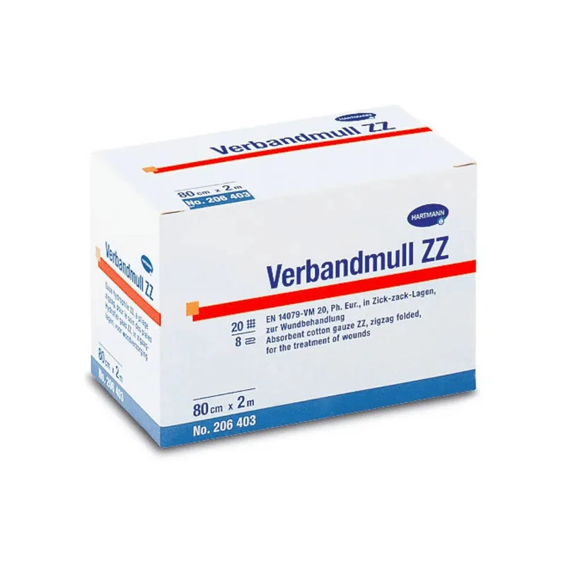 Hartmann Verbandmull ZZ, verschiedene Größen - 1 Packung