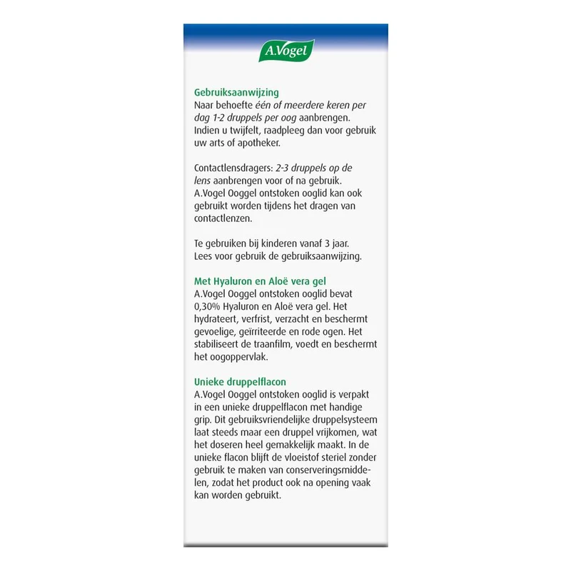 A.Vogel Ooggel ontstoken ooglid 10 ml
