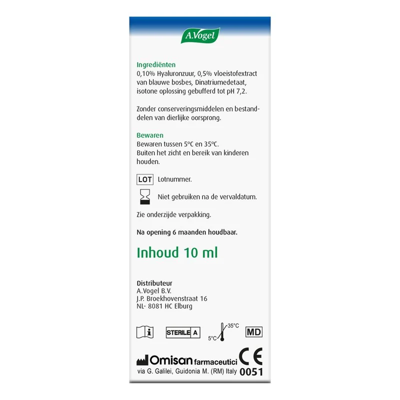 A.Vogel Oogdruppels vemoeide ogen 10 ml