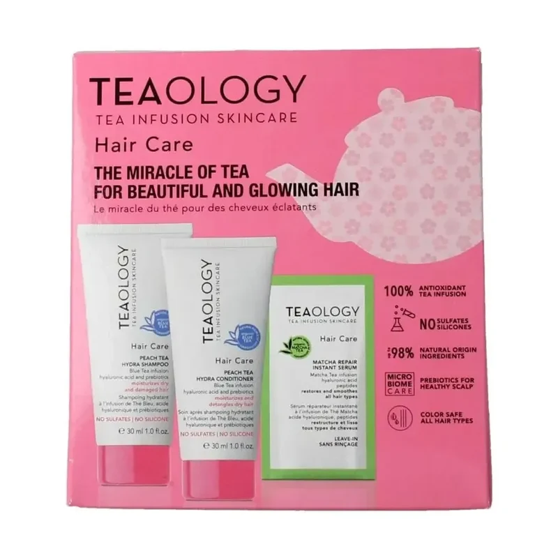 Teaology Peach tea hair kit