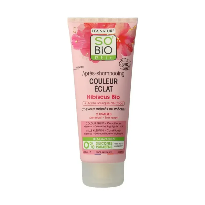 So Bio Etic Conditioner colour & shine hibiscus 200 ml