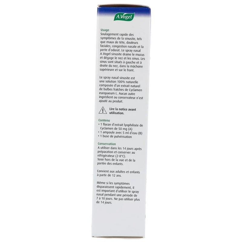 A Vogel Neusspray bijholteontsteking 30 ml