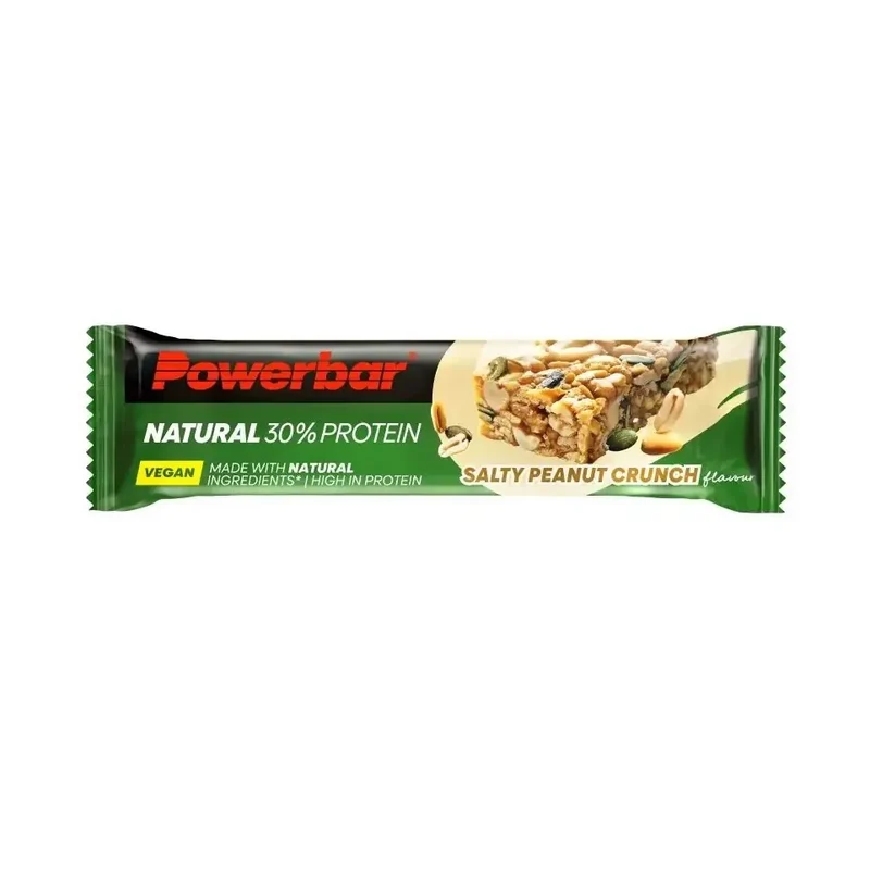 Powerbar Nat 30% prot sal peanut crunch 40 gram