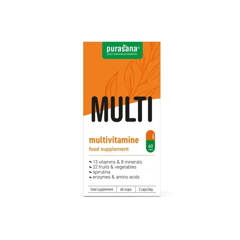 Purasana multi vitamine 60 vcaps
