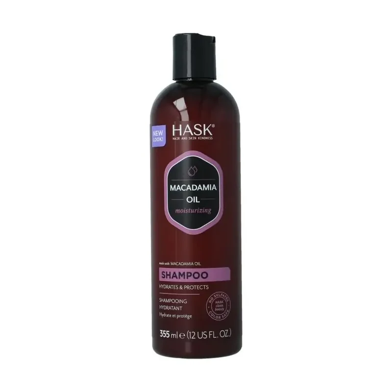 Hask Shampoo moisturizing macadamia oil 355 ml