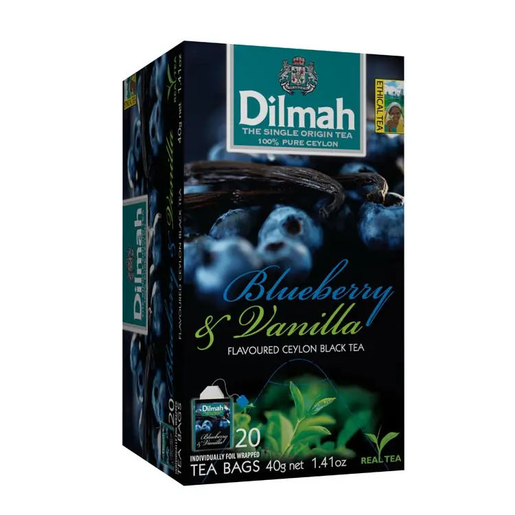 Dilmah Blueberry & vanilla fun tea 20 zakjes