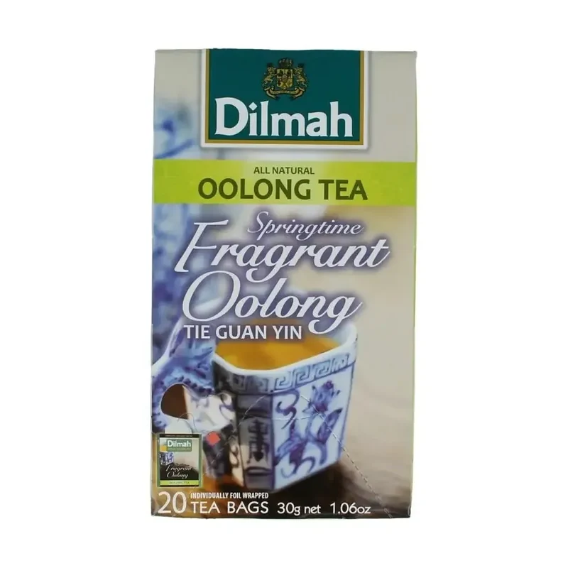 Dilmah Springtime fragrant oolong green tea 20 zakjes