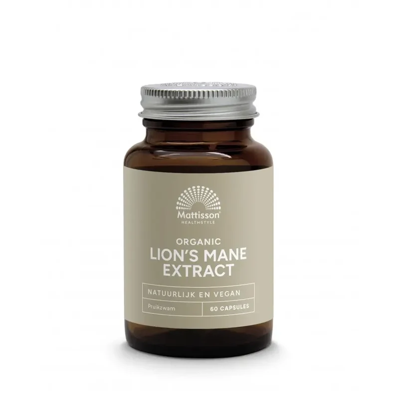 Mattisson Biologisch Lion's Mane Extract 60 vcaps