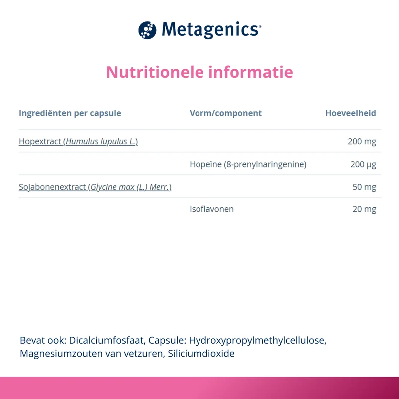 Metagenics menohop 90 capsules
