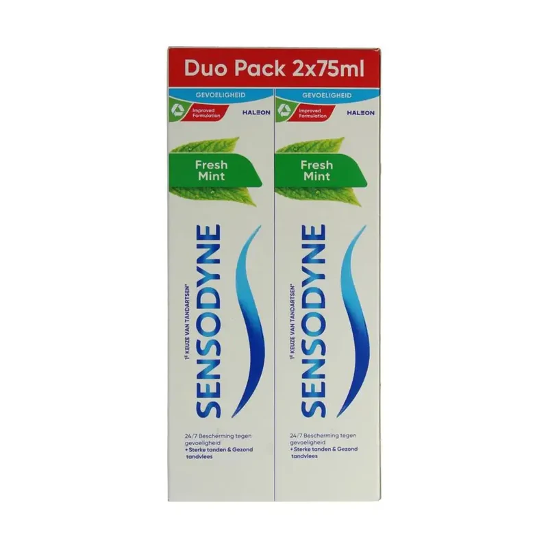 Sensodyne tp fresh mint 2x75ml 150 ml