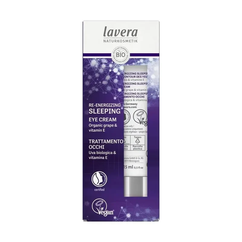 Lavera Re-Energizing sleep eye cream biologisch 15 ml