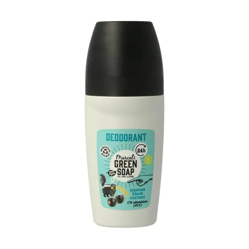 Marcels Green Soap deoroller mimosa blackcurrant 50 ml