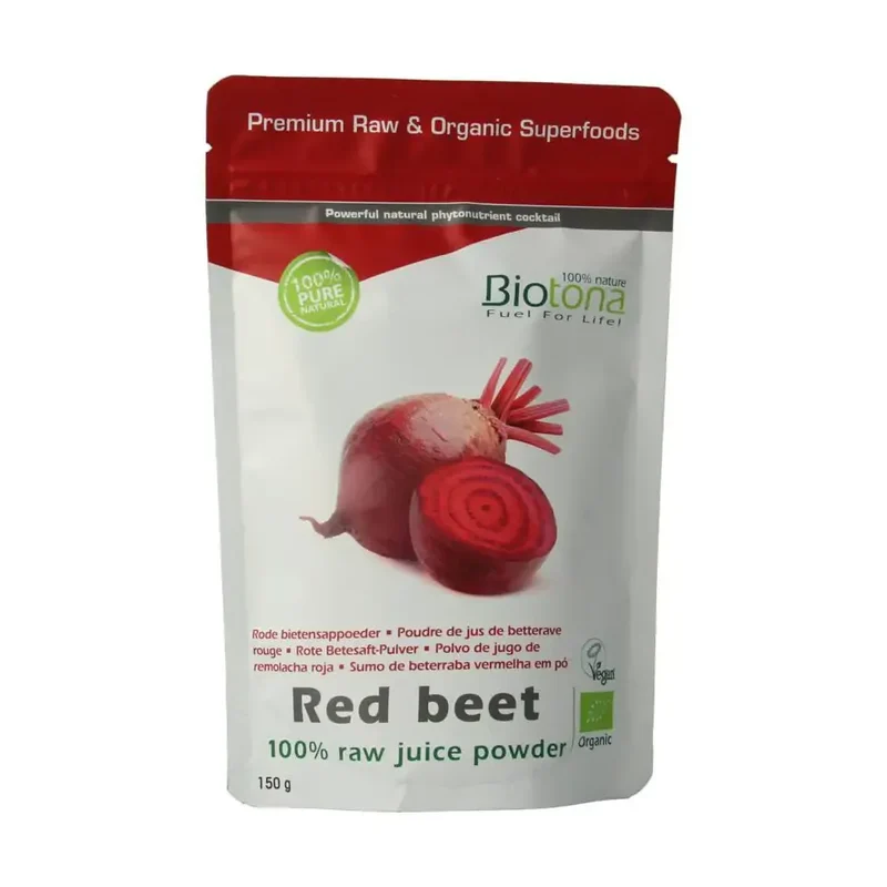 Biotona Red beet raw powder bio 150 gram