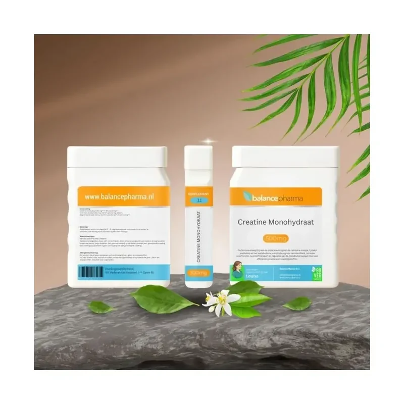 Balance Pharma supplements 11 Creatine monohydraat 60 vcaps
