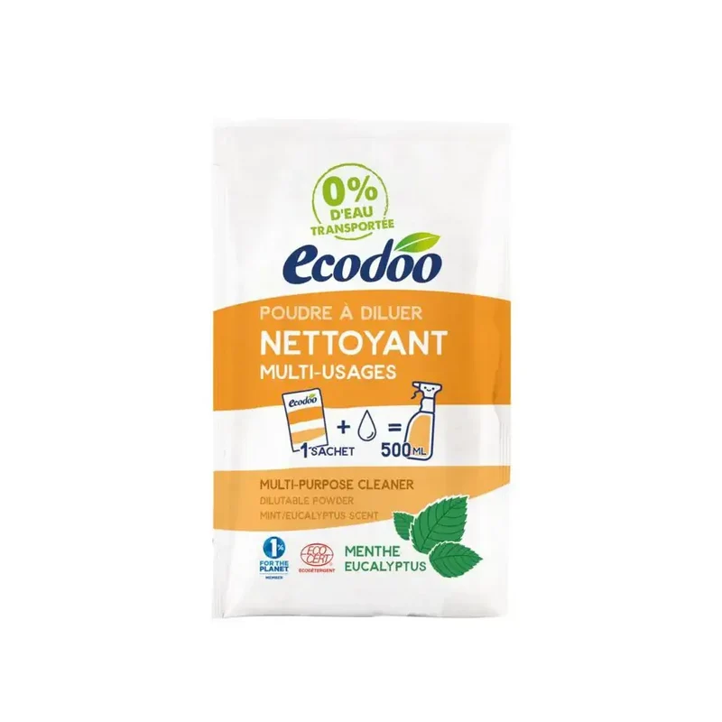 Ecodoo Allesreiniger poeder oplosbaar eco 10 sachets