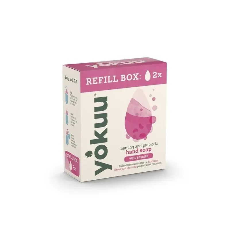 Yokuu handzeep wild berries refill 2 stuks