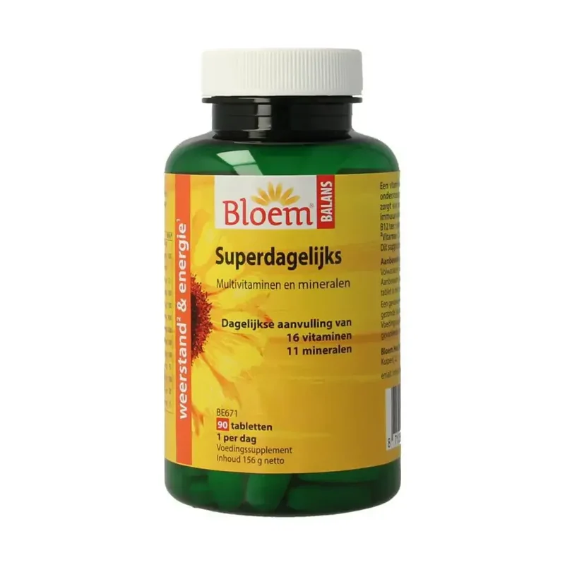 Bloem Superdagelijks multivitamine 90 tabletten