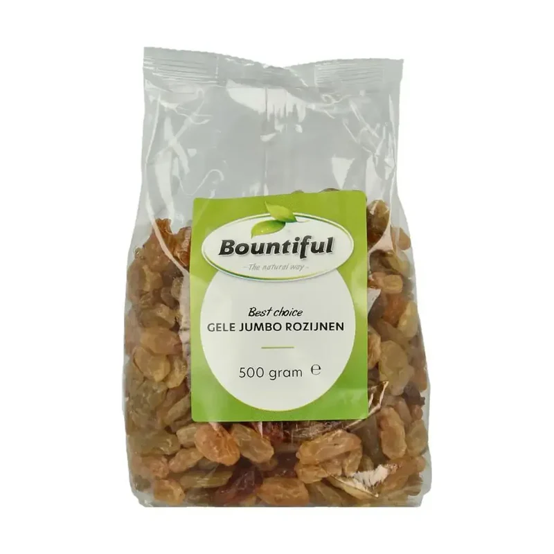 Bountiful Gele jumbo rozijnen 500 gram