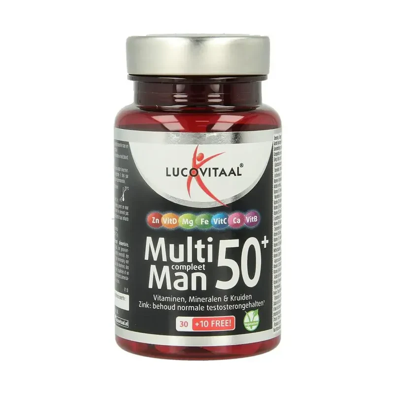 Lucovitaal Multi compleet man 50+ 40 tabletten