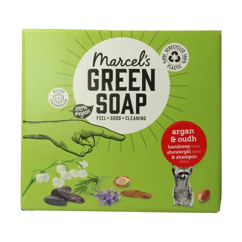Marcels Green Soap Giftbox argan & oudh