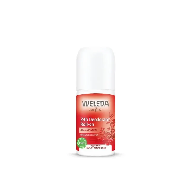 Weleda Deodorant roll on granaatappel 24h 50 ml