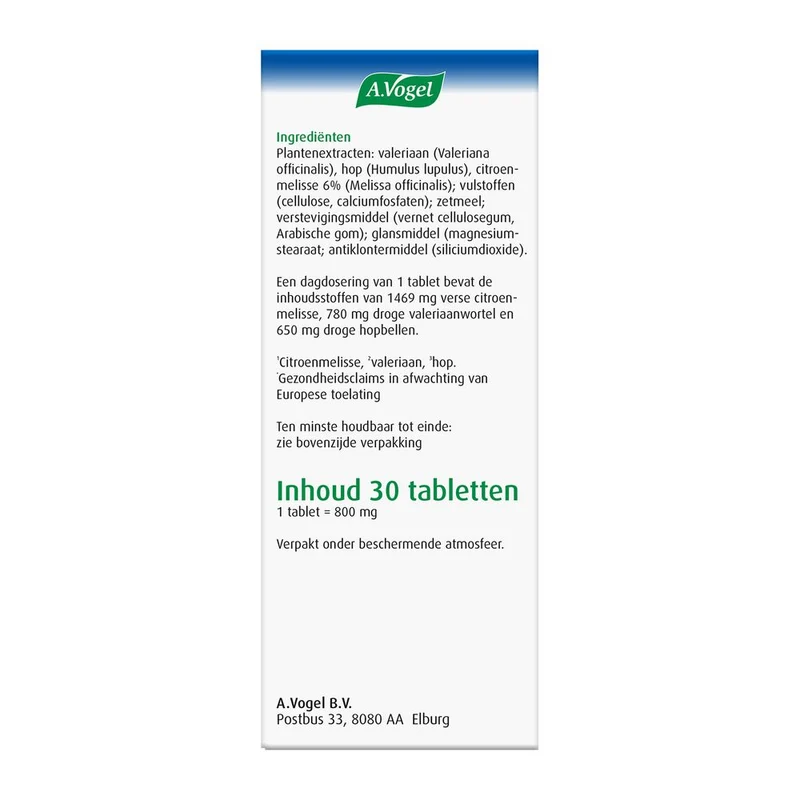 A Vogel Dormeasan nachtrust 3 in 1 30 tabletten