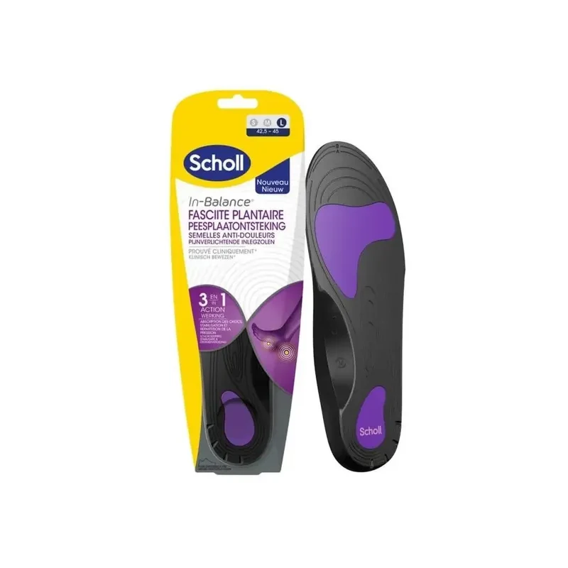 Scholl In balance inlegzolen peesplaatontsteking large 1 paar