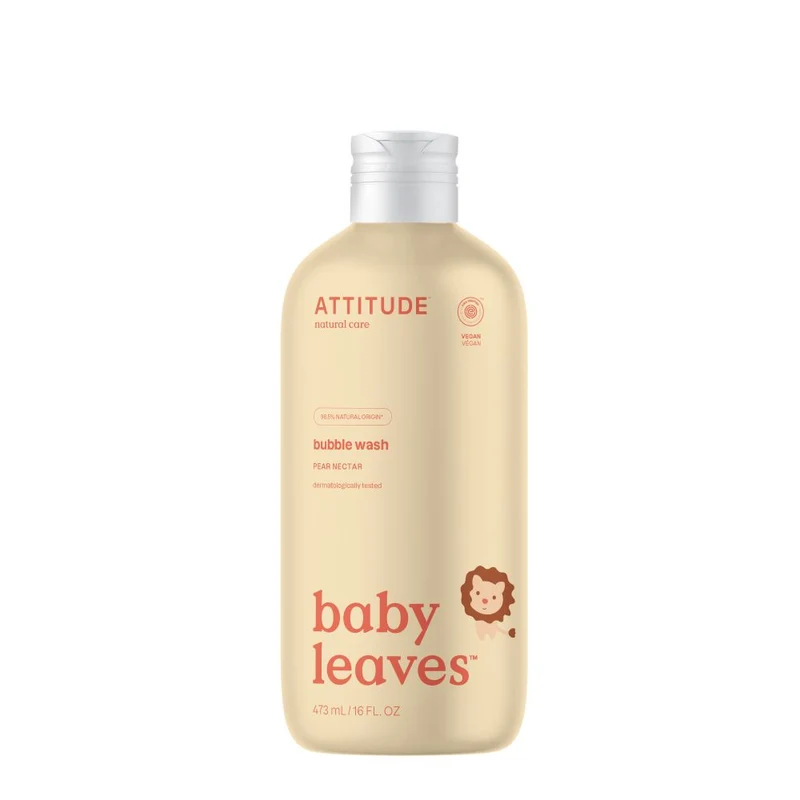 Attitude Baby Leaves bubbelzeep pear nectar 473 ml