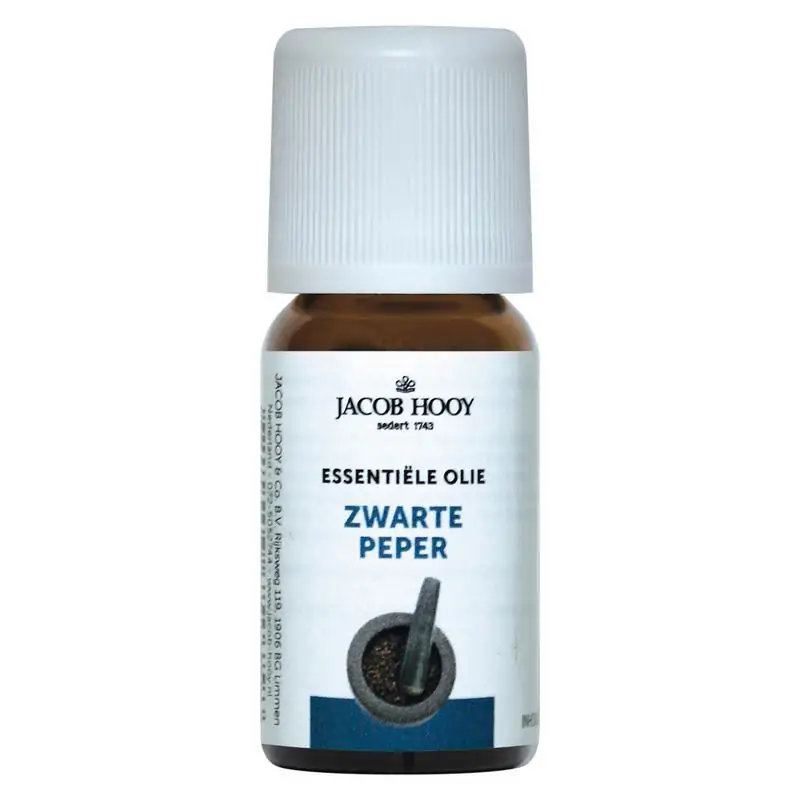 Jacob Hooy zwarte peper olie /jh 10 ml