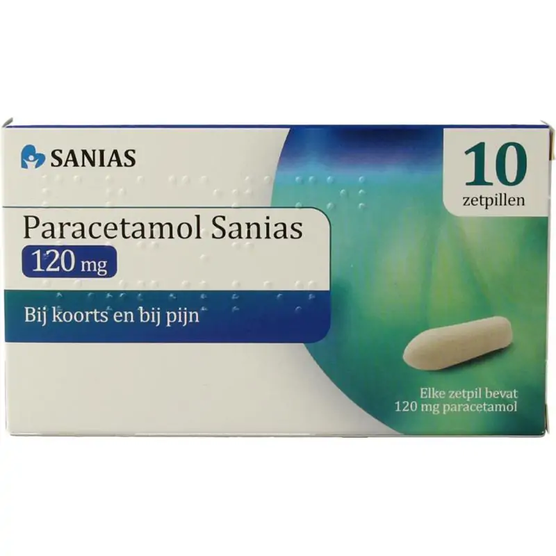 Sanias Paracetamol 10 zetpillen