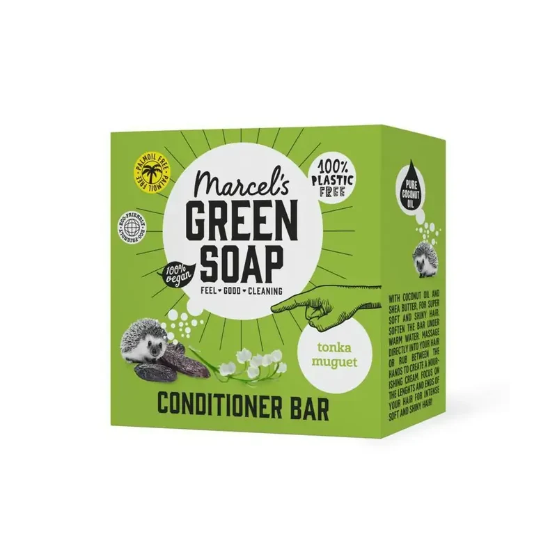 Marcels Green Soap Conditioner bar tonka & muguet 60 gram