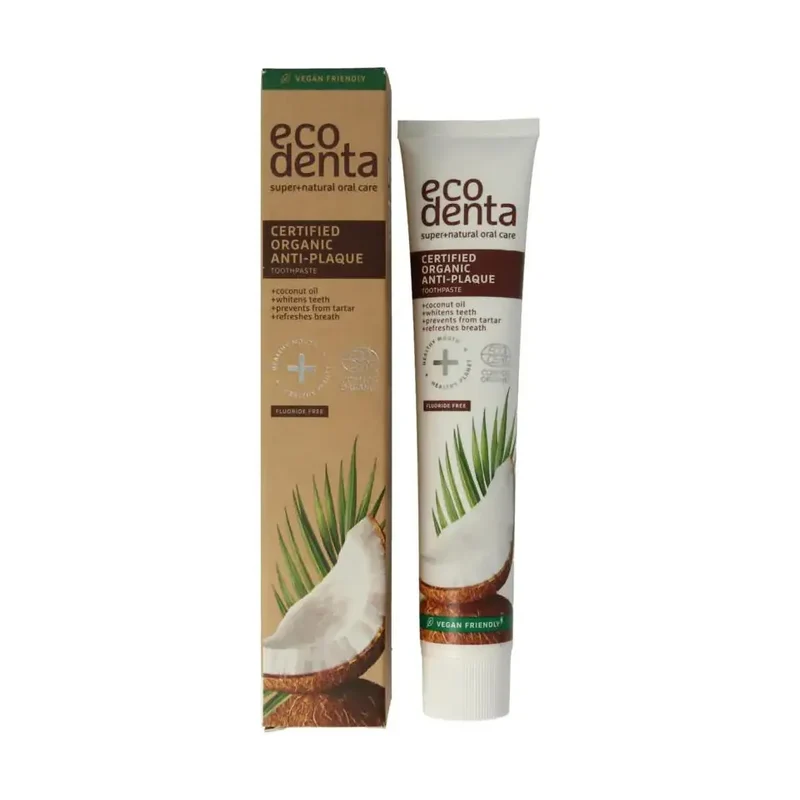 Ecodenta Tandpasta organic anti tandplak 75 ml