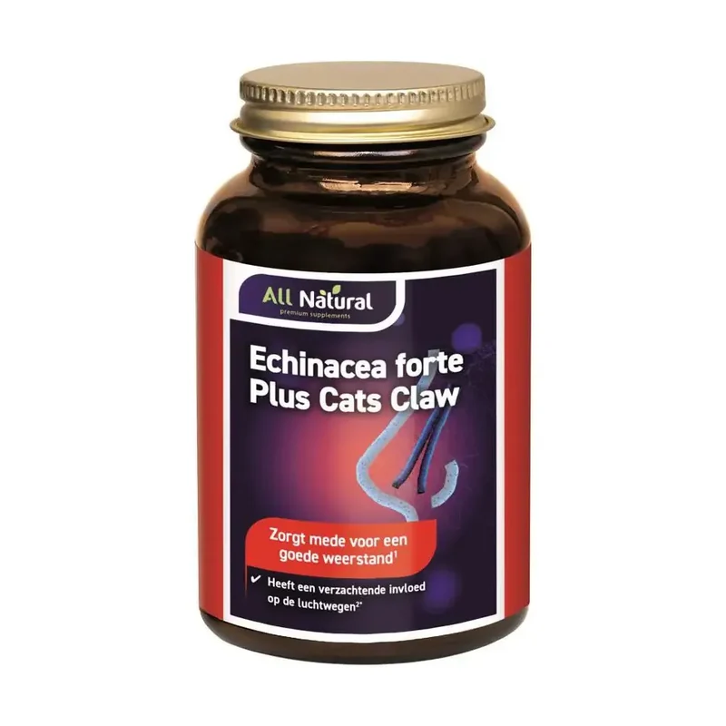 All Natural Echinacea forte plus cats claw 120 vcaps