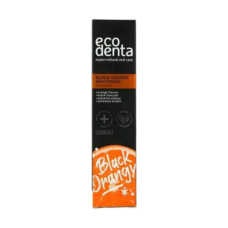 Ecodenta Tandpasta black orange whitening 100 ml