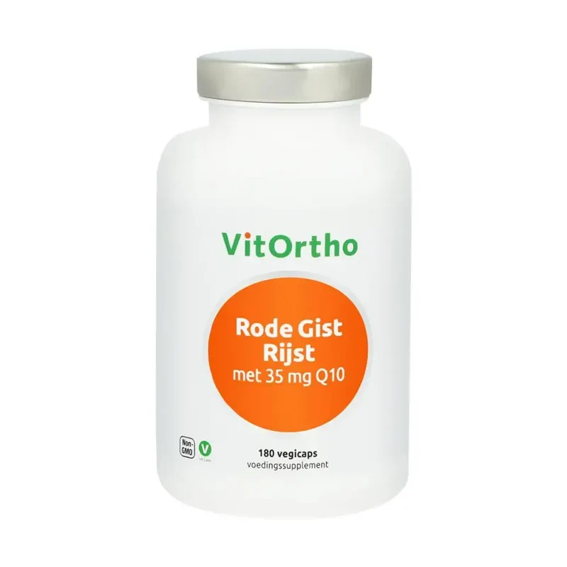 Vitortho Rode gist rijst 35 mg Q10 180 vcaps
