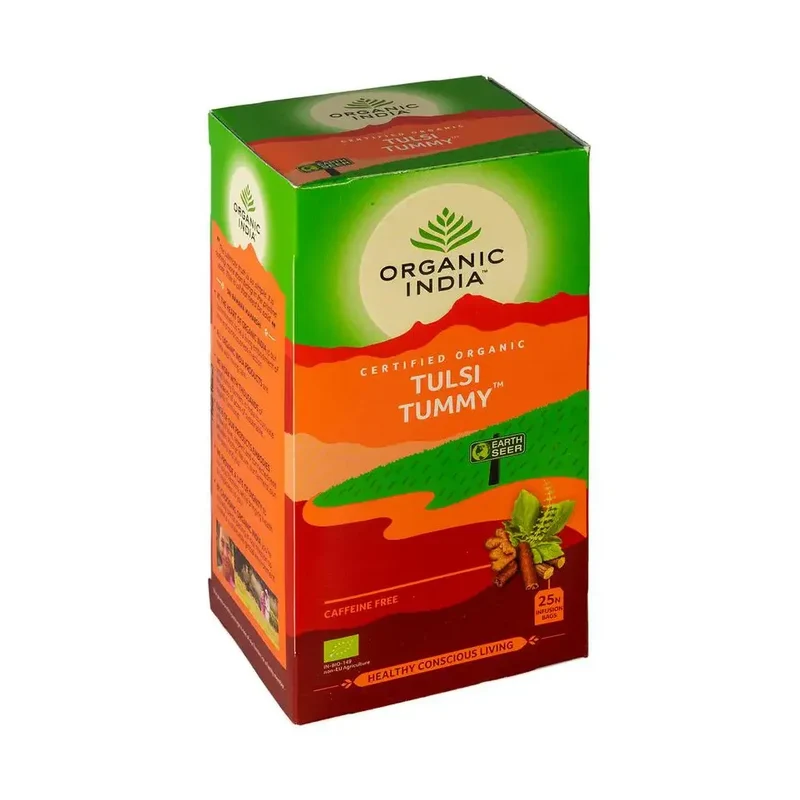 Organic India Tulsi tummy thee 25 zakjes