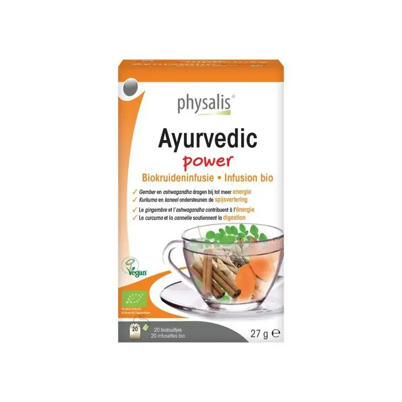 Physalis ayurvedic power infus 20 zakjes