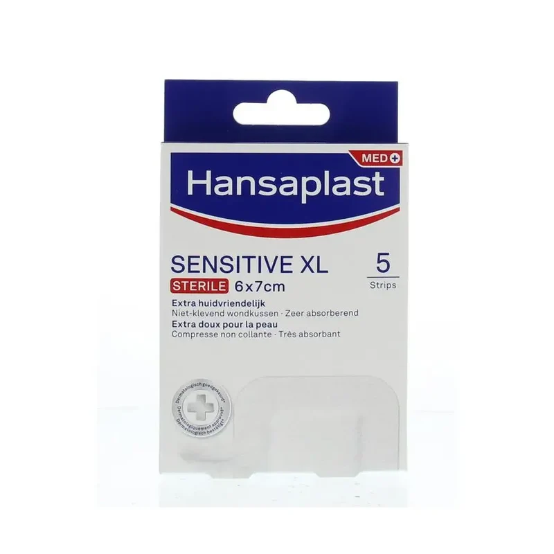 Hansaplast Pleister sensitive XL 5 stuks