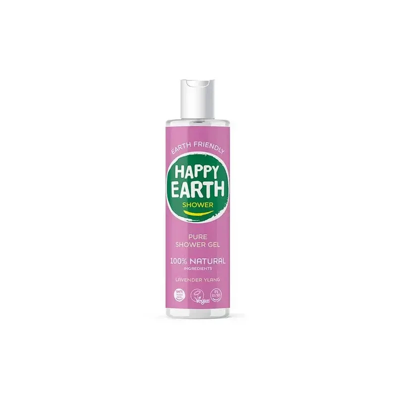Happy Earth Pure showergel lavender ylang 300 ml
