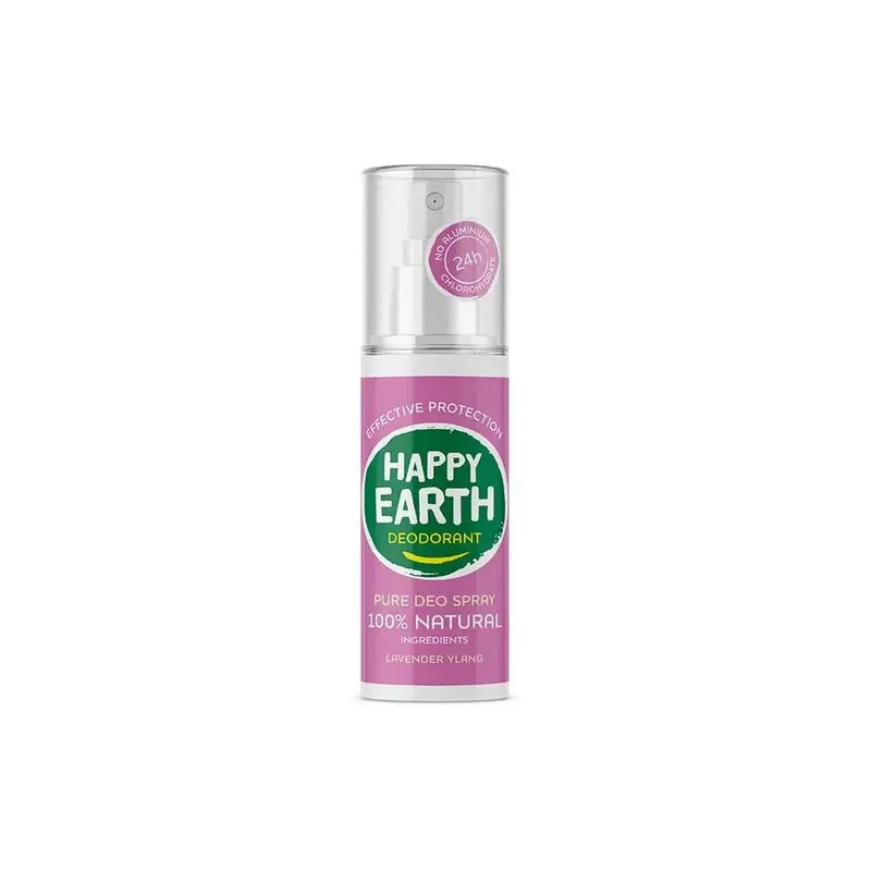 Happy Earth Pure deodorant spray lavender ylang 100 ml