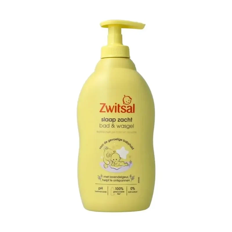 Zwitsal Bad/wasgel lavendel 400 ml