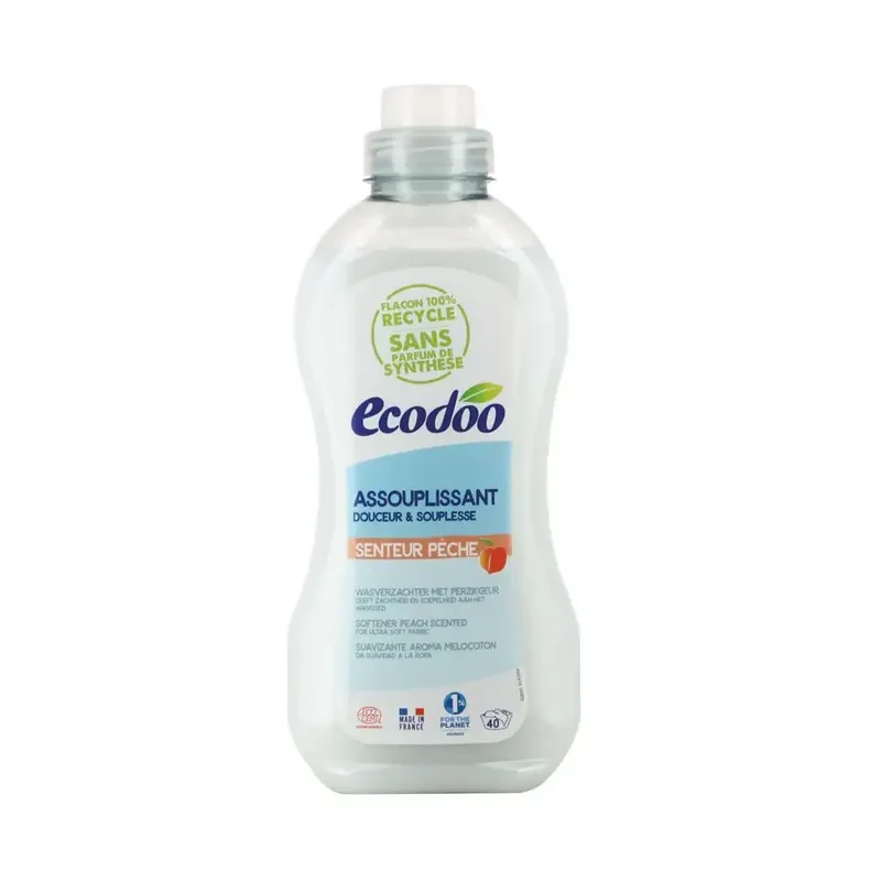 Ecodoo Wasverzachter perzik 1 liter