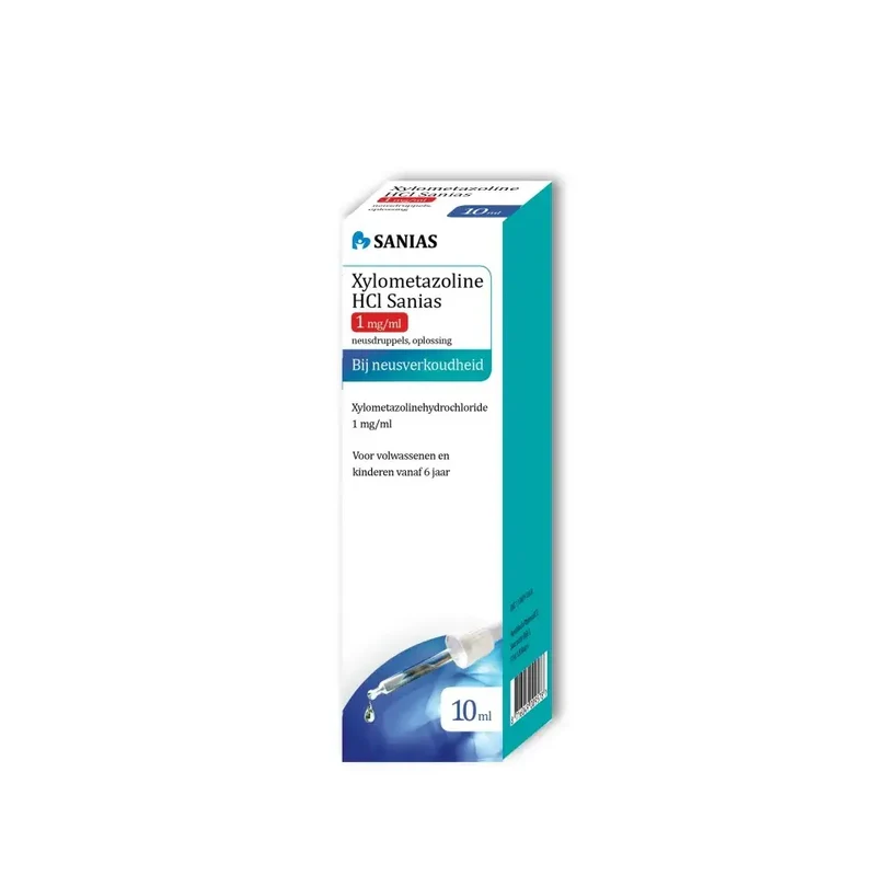 Sanias Xylometazoline HCI 1 mg druppels 10 ml
