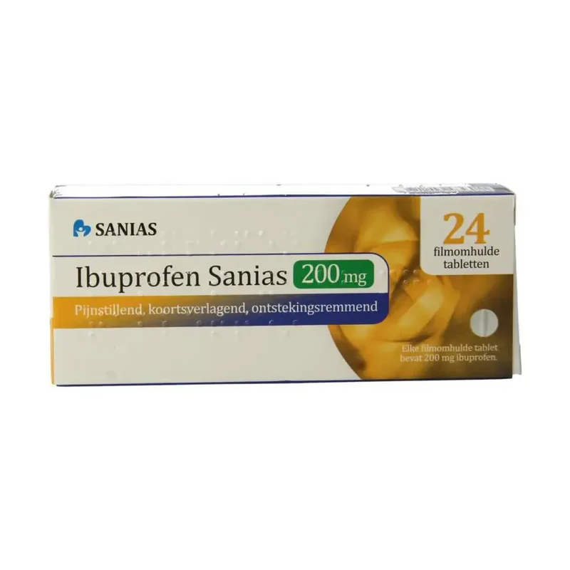 Sanias Ibuprofen 200 mg 24 stuks